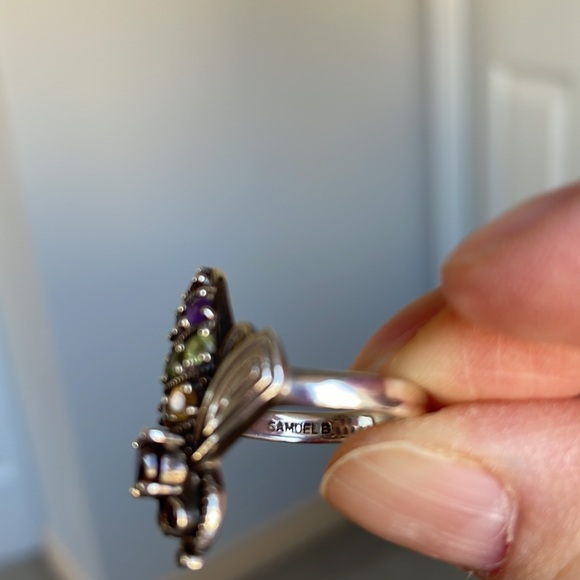 Samuel B STERLING SILVER BEE RING. Size 6 - Picture 4 of 8